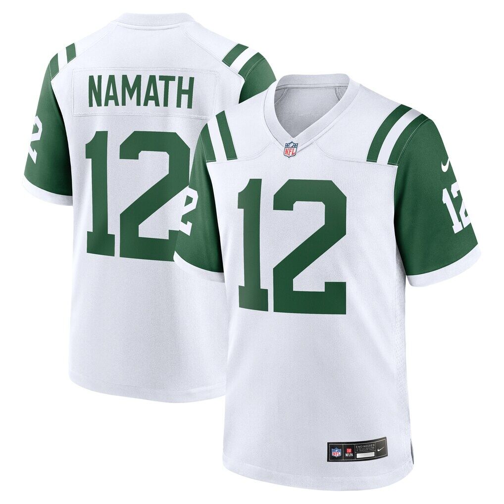 Joe Namath New York Jets Nike Classic Alternate Retired Player Game Jersey