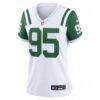 Quinnen Williams New York Jets Nike Women's Classic Alternate Game Jersey - White - Side View