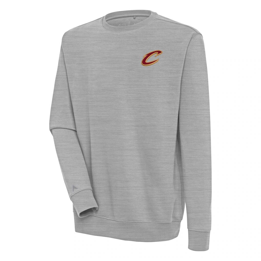 Cleveland Cavaliers Antigua Victory Pullover Sweatshirt - Heather Gray
