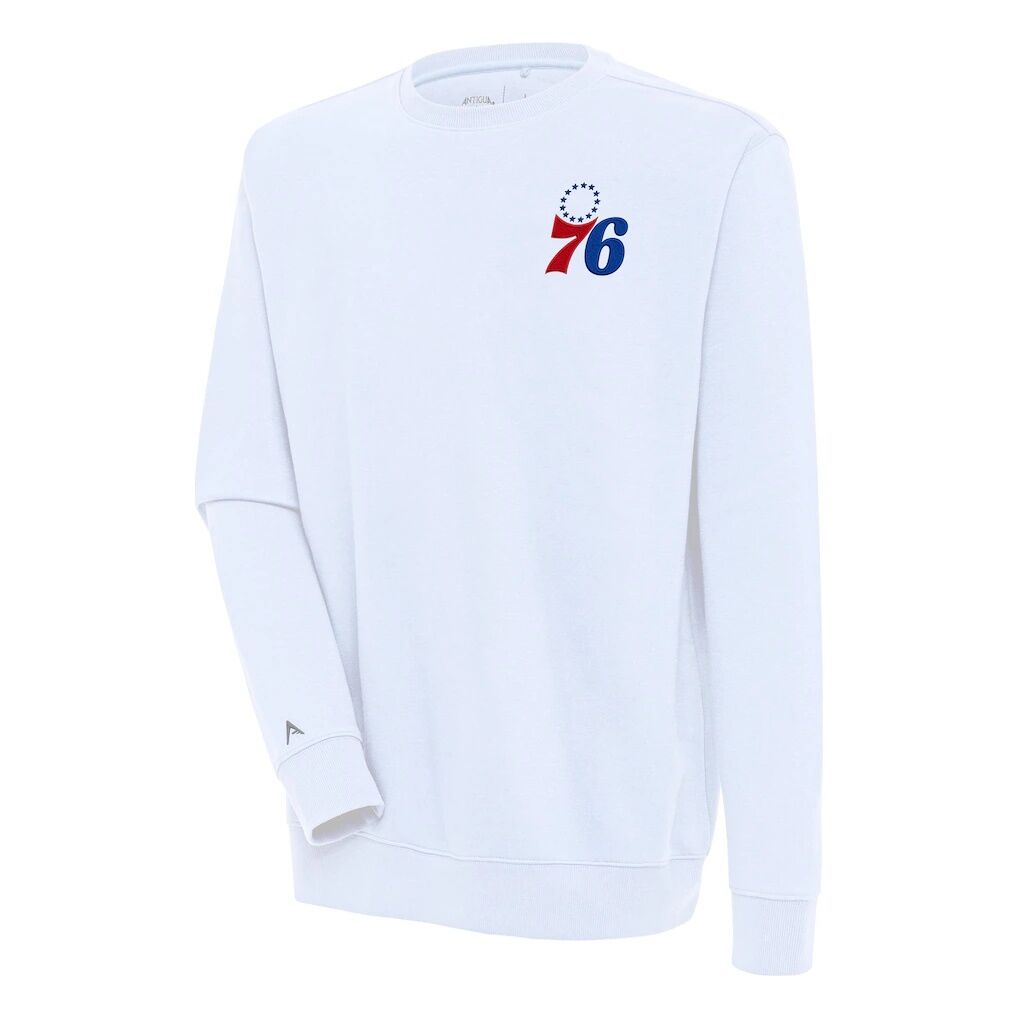 Philadelphia 76ers Antigua Victory Pullover Sweatshirt