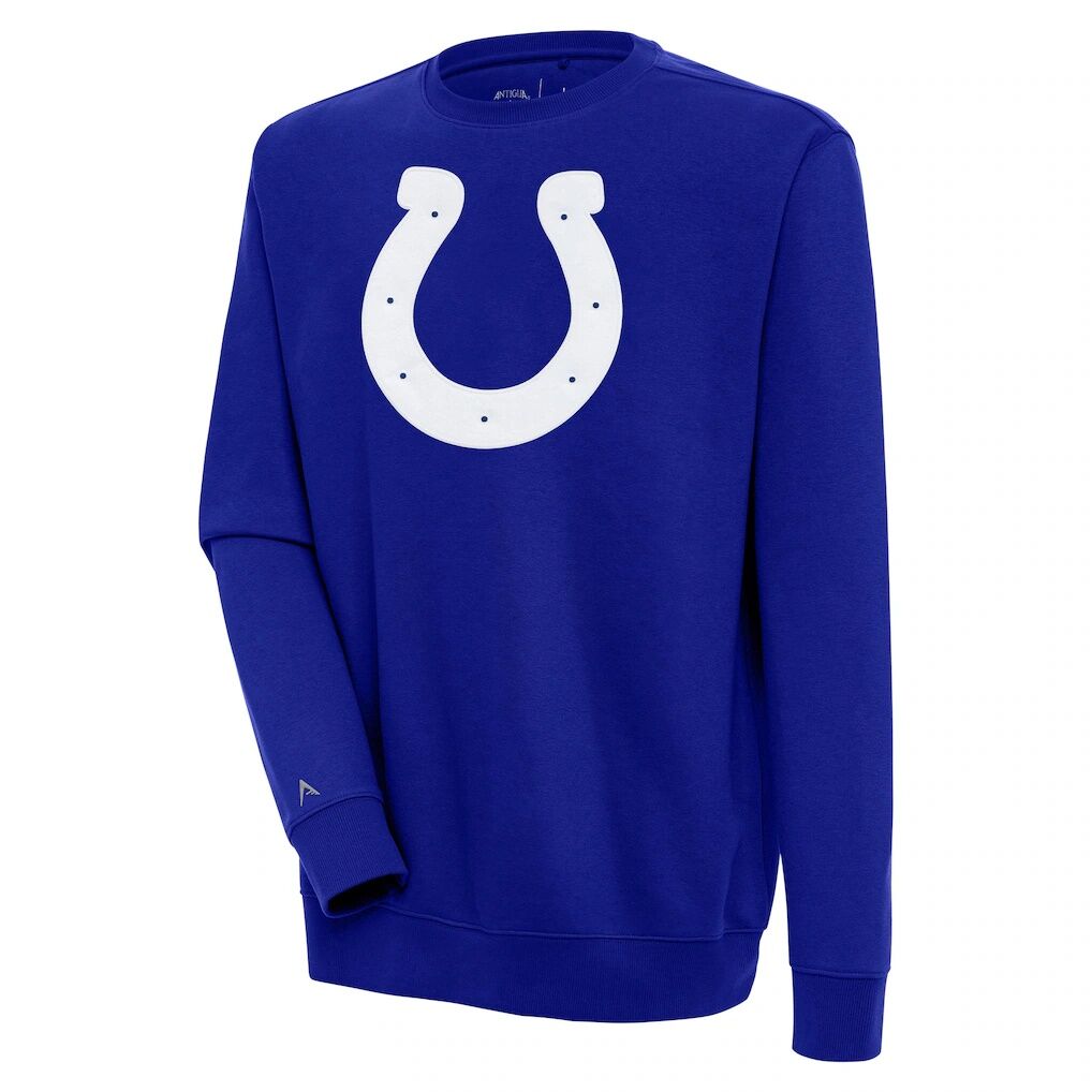 Indianapolis Colts Antigua Victory Pullover Sweatshirt - Royal