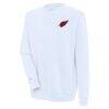 Arizona Cardinals Antigua Victory Pullover Sweatshirt - White - Front View
