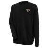 Jacksonville Jaguars Antigua Victory Pullover Sweatshirt - Black - Front View