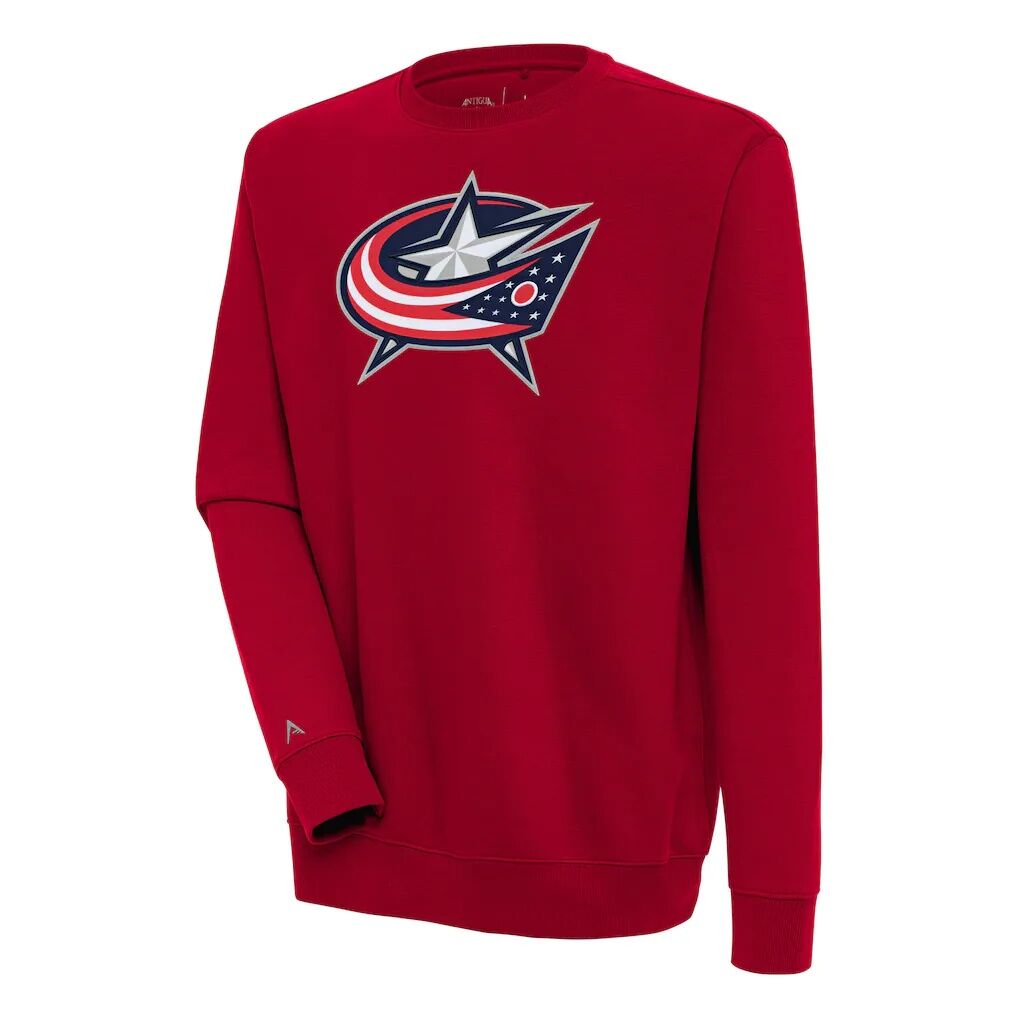 Columbus Blue Jackets Antigua Victory Pullover Sweatshirt