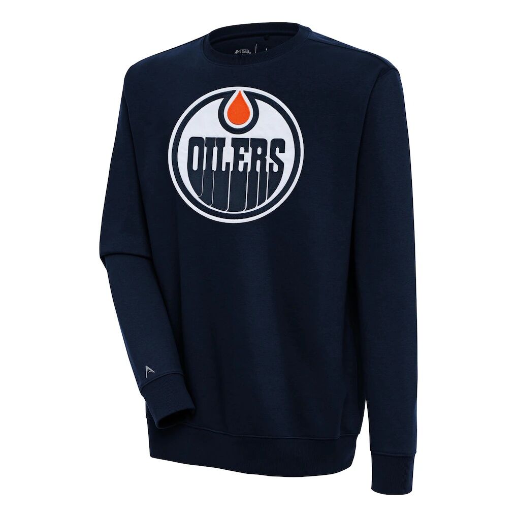 Edmonton Oilers Antigua Victory Pullover Sweatshirt