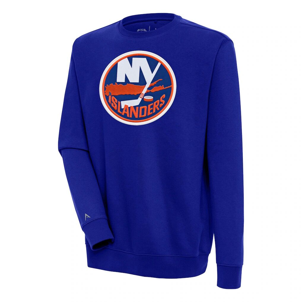 New York Islanders Antigua Victory Pullover Sweatshirt - Royal