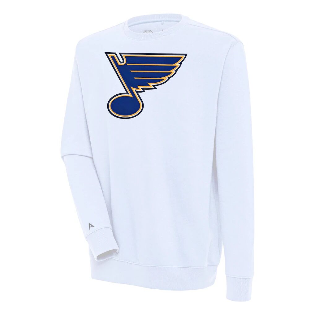 St. Louis Blues Antigua Victory Pullover Sweatshirt