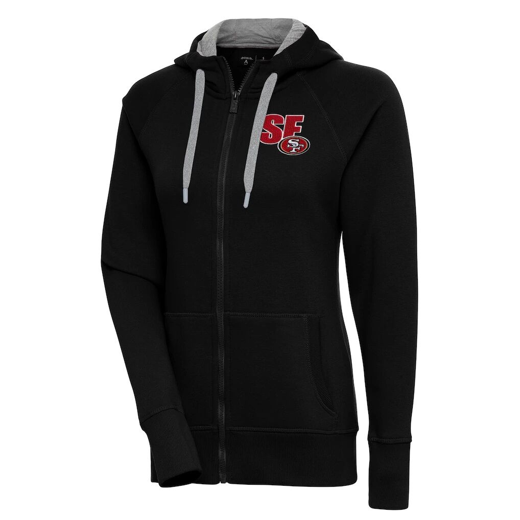 San Francisco 49ers Antigua Women's Victory Full-Zip Hoodie