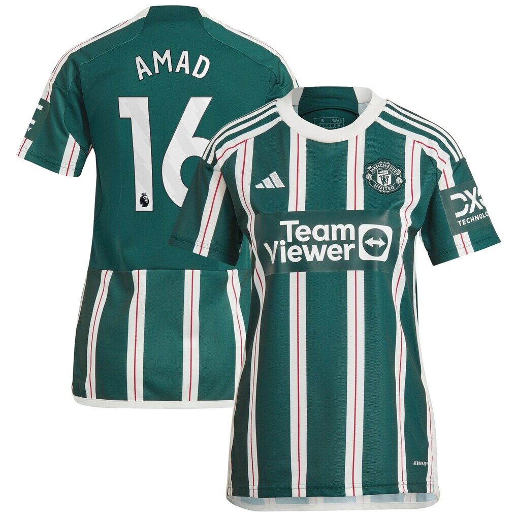 Amad Diallo Manchester United adidas Women’s Replica Player Jersey – Green