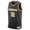 Ja Morant Memphis Grizzlies Nike Unisex Select Series Swingman Jersey - Black - Side View