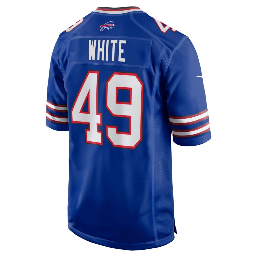 DaShaun White Buffalo Bills Nike Team Game Jersey - Royal