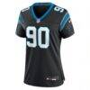 Julius Peppers Carolina Panthers Nike Women's Retired Player Game Jersey - Black - Side View