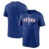 Texas Rangers Nike Wordmark Outline Legend T-Shirt - - Front View