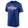 Texas Rangers Nike Wordmark Outline Legend T-Shirt - - Side View