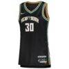 Breanna Stewart New York Liberty Nike Unisex Explorer Edition Victory Jersey - Black - Side View