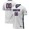 Duquesne Dukes GameDay Greats Unisex NIL Pick-A-Player Lightweight Soccer Jersey - White - Front View