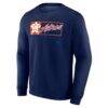 Houston Astros Fashion7 Focus Fleece Pullover Sweatshirt - Navy - Side View