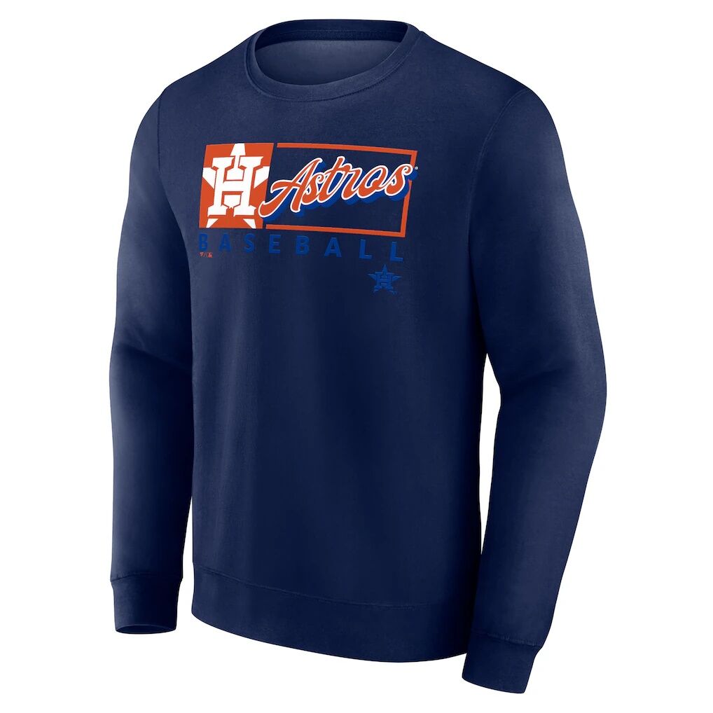 Houston Astros Fashion7 Focus Fleece Pullover Sweatshirt