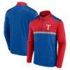 Texas Rangers Fashion7 Unstoppable Quarter-Zip Top - - Front View