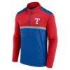 Texas Rangers Fashion7 Unstoppable Quarter-Zip Top - - Side View