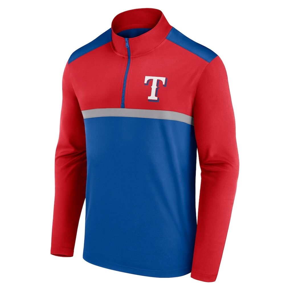Texas Rangers Fashion7 Unstoppable Quarter-Zip Top – Royal
