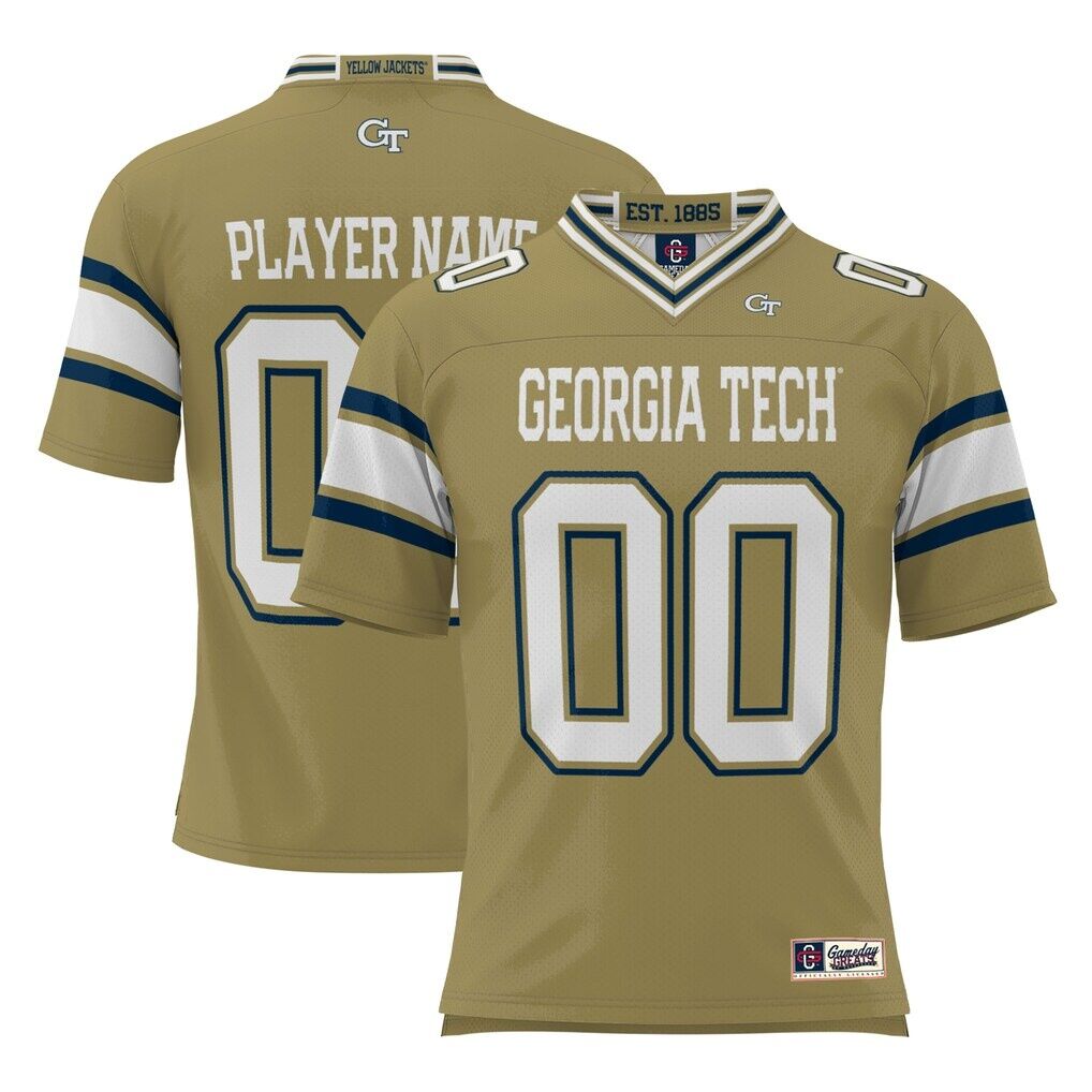 Georgia Tech Yellow Jackets GameDay Greats NIL Pick-A-Player Football Jersey
