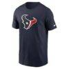 Houston Texans Nike Primetime Logo Essential T-Shirt - Navy - Side View