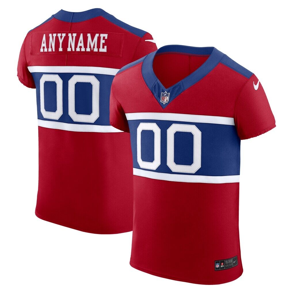 New York Giants Nike Alternate Vapor F.U.S.E. Elite Custom Jersey