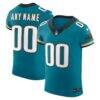 Jacksonville Jaguars Nike Alternate Vapor F.U.S.E. Elite Custom Jersey - Teal - Front View