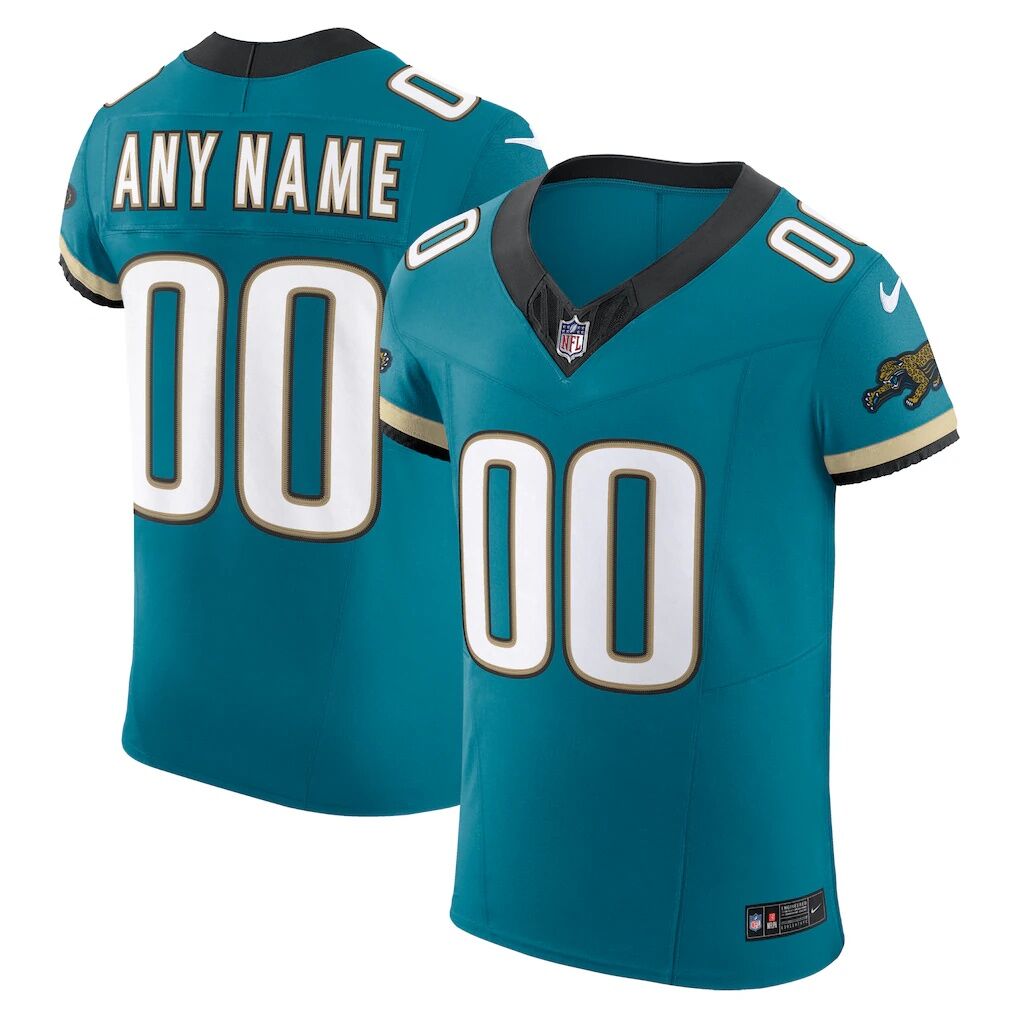 Jacksonville Jaguars Nike Alternate Vapor F.U.S.E. Elite Custom Jersey