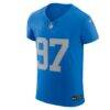 Aidan Hutchinson Detroit Lions Nike Alternate Vapor F.U.S.E. Elite Jersey - Blue - Alt1