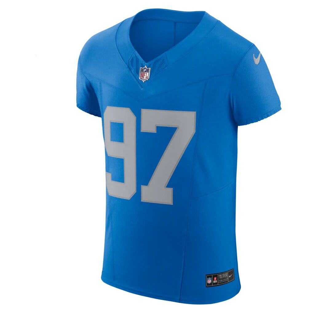 Aidan Hutchinson Detroit Lions Nike Alternate Vapor F.U.S.E. Elite Jersey