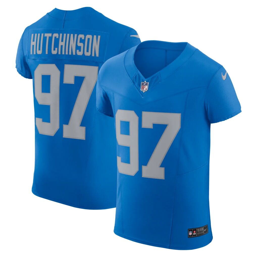Aidan Hutchinson Detroit Lions Nike Alternate Vapor F.U.S.E. Elite Jersey