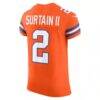 Patrick Surtain II Denver Broncos Nike Alternate Vapor F.U.S.E. Elite Jersey - Orange - Detail View