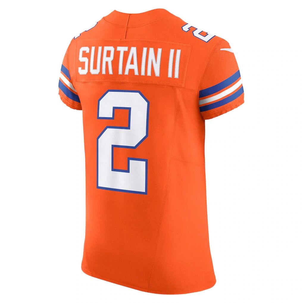 Patrick Surtain II Denver Broncos Nike Alternate Vapor F.U.S.E. Elite Jersey