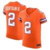 Patrick Surtain II Denver Broncos Nike Alternate Vapor F.U.S.E. Elite Jersey - Orange - Front View