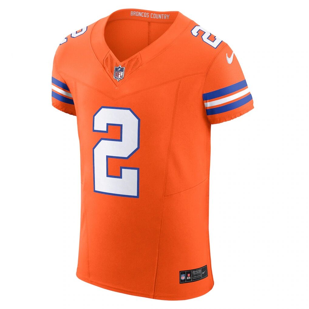 Patrick Surtain II Denver Broncos Nike Alternate Vapor F.U.S.E. Elite Jersey