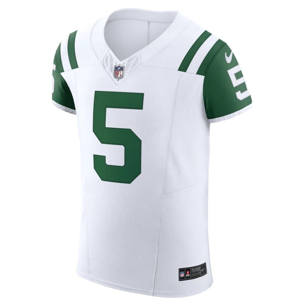 Garrett Wilson New York Jets Nike Classic Alternate Vapor F.U.S.E. Elite Jersey