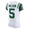 Garrett Wilson New York Jets Nike Classic Alternate Vapor F.U.S.E. Elite Jersey - White - Alt2