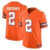 Patrick Surtain II Denver Broncos Nike Alternate Mile High Collection 1977 Throwback Vapor F.U.S.E. Limited Jersey - Orange - Front View