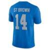 Amon-Ra St. Brown Detroit Lions Nike Vapor F.U.S.E. Alternate Limited Jersey - Blue - Detail View