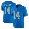Amon-Ra St. Brown Detroit Lions Nike Vapor F.U.S.E. Alternate Limited Jersey - Blue - Front View