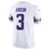 Jordan Addison Minnesota Vikings Nike Alternate Vapor F.U.S.E. Limited Jersey - White - Detail View