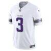 Jordan Addison Minnesota Vikings Nike Alternate Vapor F.U.S.E. Limited Jersey - White - Side View