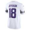Justin Jefferson Minnesota Vikings Nike Alternate Vapor F.U.S.E. Limited Jersey - White - Detail View