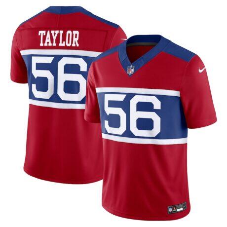 Lawrence Taylor New York Giants Nike Alternate Vapor F.U.S.E. Retired Player Limited Jersey - Red - Front View