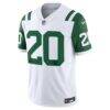 Breece Hall New York Jets Nike Classic Alternate Vapor F.U.S.E. Limited Jersey - White - Side View