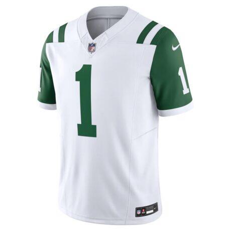 Ahmad Sauce Gardner New York Jets Nike Classic Alternate Vapor F.U.S.E. Limited Jersey - White - Side View