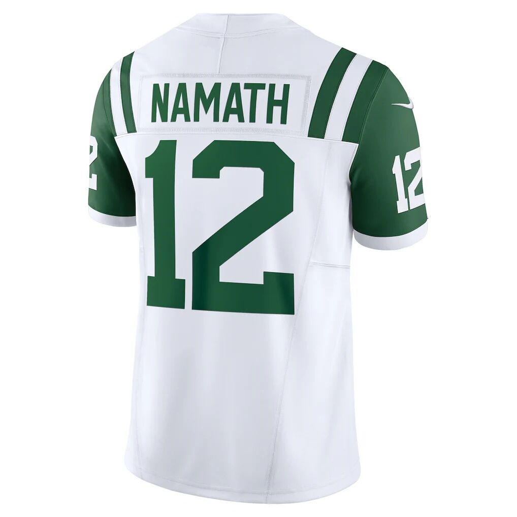 Joe Namath New York Jets Nike Classic Alternate Vapor F.U.S.E. Retired Player Limited Jersey
