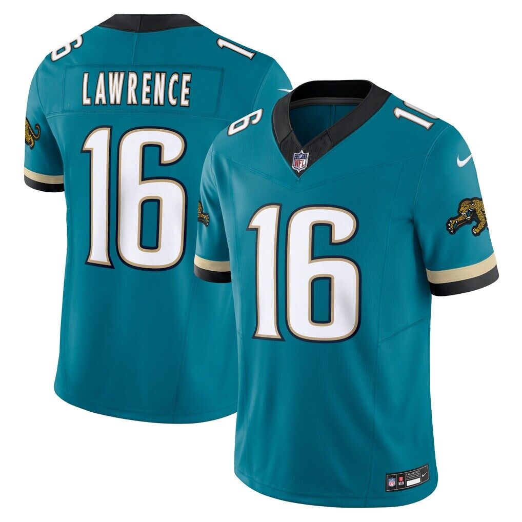 Trevor Lawrence Jacksonville Jaguars Nike Prowler Throwback Vapor F.U.S.E. Limited Jersey